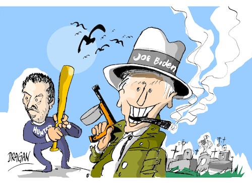 Cartoon: Joe Biden-Hunter (medium) by Dragan tagged joe,biden,hunter,congreso