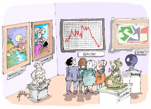 Cartoon: REALIZMO (medium) by Dragan tagged economik,krisis,arte