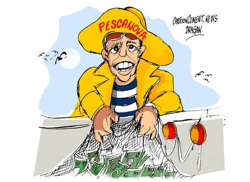 Cartoon: Manuel Fernandez de Sousa-red (medium) by Dragan tagged manuel,fernandez,de,sousa,red,pescanova,cartoon