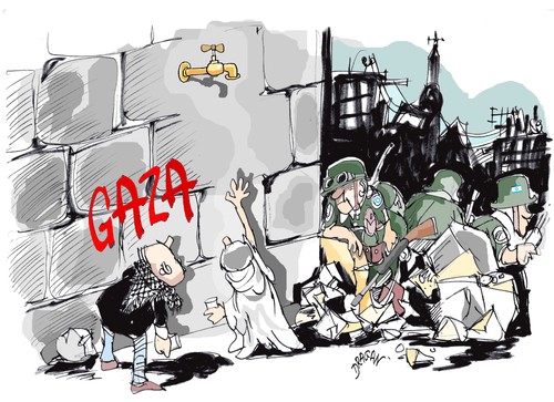 Cartoon: Palestina (medium) by Dragan tagged izrael,palestina,politics,amnestia,internacional