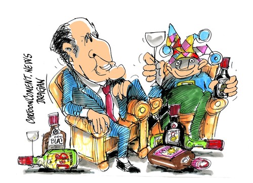 Cartoon: Rey Juan Carlos-bajando ritmo (medium) by Dragan tagged rey,juan,carlos,bajando,ritmo,cartoon