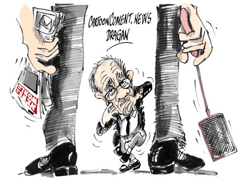 Cartoon: Rupert Murdoch (medium) by Dragan tagged news,international,corporation,rupert,murdoch,reino,unido,the,sun,times,sunday,telegraph,cartoon