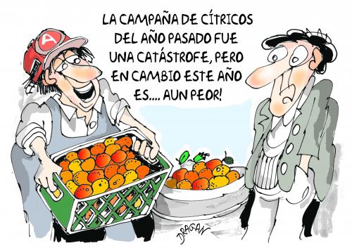 Cartoon: temporada (medium) by Dragan tagged temporada,citricos
