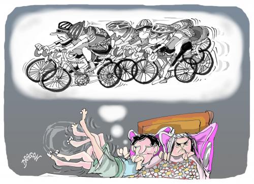 Cartoon: Tour de France 2009 (medium) by Dragan tagged tour,de,france