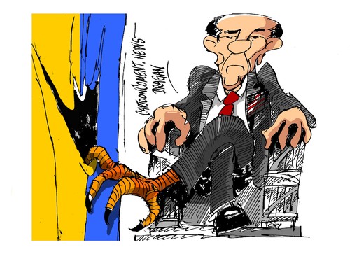Cartoon: Ucrania-trabajo constructivo (medium) by Dragan tagged estados,unidos,eeuu,barack,obama,casa,blanca,parlamento,ucrania,la,rada,politics,cartoon