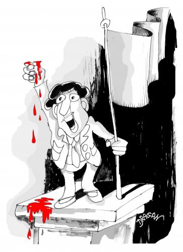 Cartoon: Victoria (medium) by Dragan tagged victoria