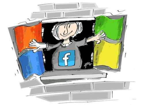 Cartoon: zuckerbook (medium) by Dragan tagged zuckerbook