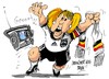 Cartoon: Angela Merkel fudbol (small) by Dragan tagged angela,merkel,bild,der,frau,alemania,futbol,cartoon