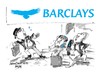 Cartoon: Barclays (small) by Dragan tagged barclays,banco,crisis,financiera,cartoon