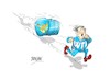 Cartoon: Barril-WTI (small) by Dragan tagged barril,wti,petroleo