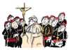 Cartoon: Benedicto XVI (small) by Dragan tagged papa benedicto xvi alemania vaticano conferencia episcopal alemana