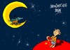 Cartoon: China-Yutu (small) by Dragan tagged china,yutu,chang,e3,espacio,luna,cartoon