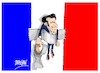 Cartoon: Emmanuel Macron-comedian (small) by Dragan tagged emmanuel macron francia comedian