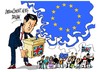 Cartoon: Gran Bretana- Union Europea (small) by Dragan tagged gran,bretana,inglatera,elecciones,union,europea,ue,politics,cartoon