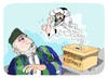 Cartoon: Hamid Karzai (small) by Dragan tagged hamid,karzai,afganistan,elecciones,politics