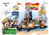 Cartoon: Mariano Rajoy descubrimiento (small) by Dragan tagged mariano,rajoy,descubrimiento,de,iberoamerica,panama,politics,cartoon