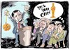 Cartoon: Obama -Nobel (small) by Dragan tagged obama,nobel,politics,oscar,premio