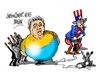 Cartoon: Poroshenko-guerra con Rusia (small) by Dragan tagged poroshenko,guerra,eeuu,ukrania,rusia,politics,cartoon