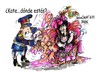 Cartoon: Principe Guillermo-efecto Kate (small) by Dragan tagged principe,guillermo,la,duquesa,de,cambridge,kate,middleton,inglaterra,vestuario