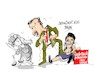 Cartoon: Recep Tayyip Erdogan-Eren Keskin (small) by Dragan tagged recep,tayyip,erdogan,eren,keskin