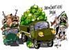 Cartoon: Sinai-Coche bomba (small) by Dragan tagged sinai,coche,bomba,egipto,milicianos,fundamentalistas,mohamed,mursi,islamistas,politics,cartoon