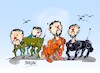 Cartoon: Ucrania-soldados roboticos (small) by Dragan tagged ucrania