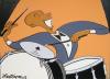 Cartoon: jazz drummer (small) by johnxag tagged drums,drummer,jazz,cymbals,snare,music,instrument