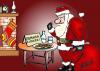 Cartoon: santa claus and low fat biscuits (small) by johnxag tagged santa claus diet low fat christmas new year