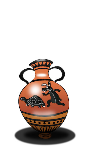 Cartoon: Ancient Greek Vase... (medium) by berk-olgun tagged ancient,greek,vase