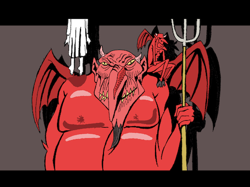 Cartoon: Angel... (medium) by berk-olgun tagged angel