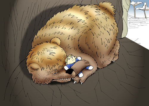Cartoon: Bear... (medium) by berk-olgun tagged bear