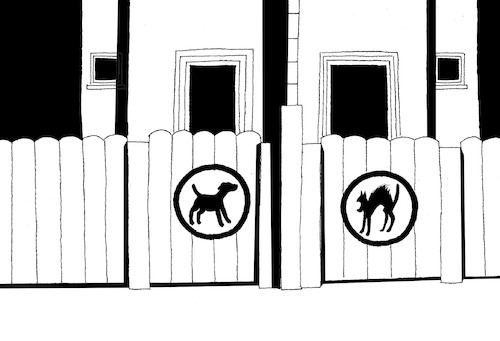 Cartoon: Beware of Dog... (medium) by berk-olgun tagged beware,of,dog