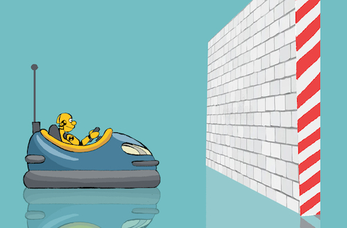 Cartoon: Bumper Car ... (medium) by berk-olgun tagged bumper,car