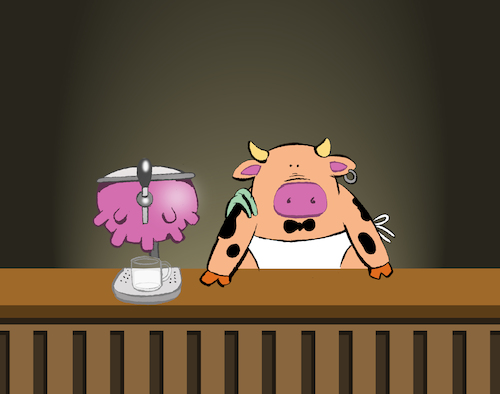 Cartoon: Cowbar... (medium) by berk-olgun tagged cowbar