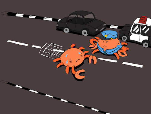 Cartoon: Crab... (medium) by berk-olgun tagged crab