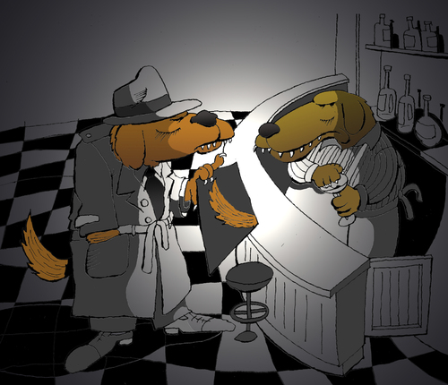 Cartoon: Detective... (medium) by berk-olgun tagged detective