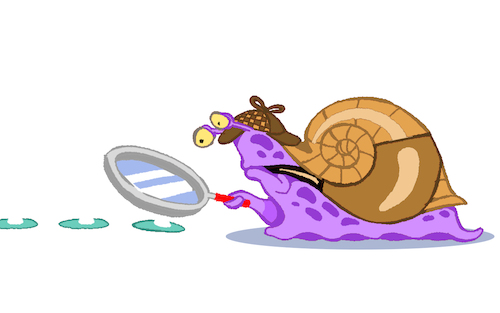 Cartoon: Detective Snail... (medium) by berk-olgun tagged detective,snail