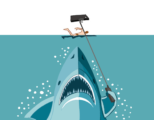 Cartoon: Food Selfie... (medium) by berk-olgun tagged food,selfie