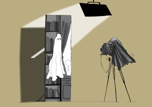 Cartoon: Ghosts... (medium) by berk-olgun tagged ghosts