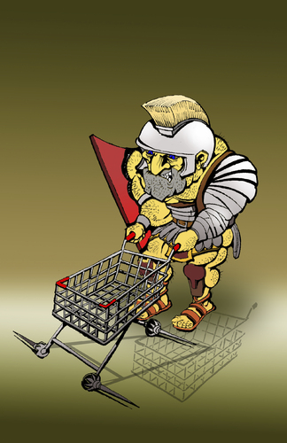 Cartoon: Gladiator... (medium) by berk-olgun tagged gladiator