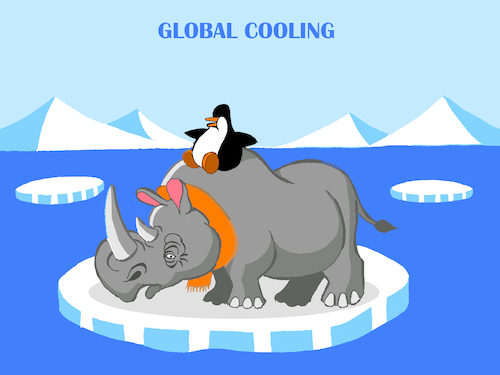 Cartoon: Global Cooling... (medium) by berk-olgun tagged global,cooling