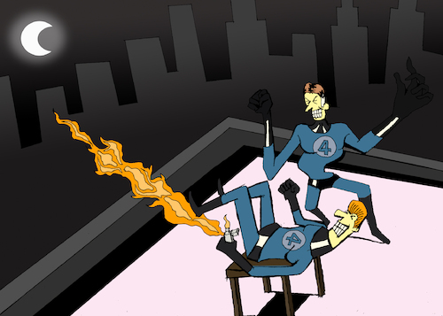 Cartoon: Human Torch... (medium) by berk-olgun tagged human,torch