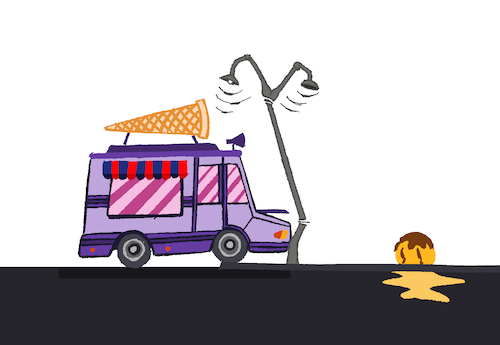 Cartoon: Ice Cream Car... (medium) by berk-olgun tagged ice,cream,car