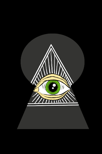 Cartoon: Illuminati... (medium) by berk-olgun tagged illuminati