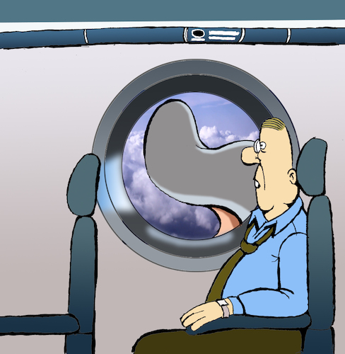 Cartoon: Jumbo Jet... (medium) by berk-olgun tagged jumbo,jet