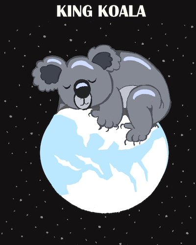 Cartoon: King Koala... (medium) by berk-olgun tagged king,koala