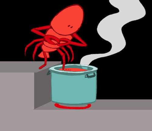 Cartoon: Lobster... (medium) by berk-olgun tagged lobster