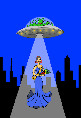 Cartoon: Miss Universe... (medium) by berk-olgun tagged miss,universe