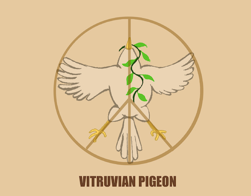 Cartoon: Peace Pigeon ... (medium) by berk-olgun tagged peace,pigeon