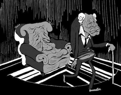 Cartoon: Perfect Armchair... (medium) by berk-olgun tagged perfect,armchair
